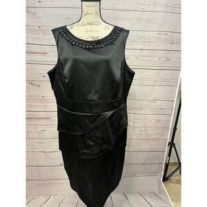 12300-Connected‎ Apparel size 20w black sleeveless dress nwt